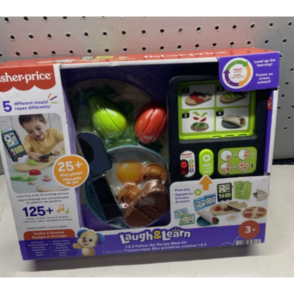 Fisher-Price Laugh & Learn 123 Follow the Recipe Meal Kit 30-Pc Set